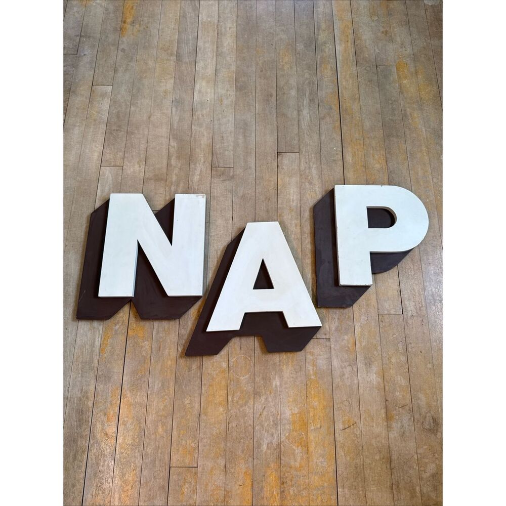 NAP N A P Wall Hang Letters Nursery Decor
